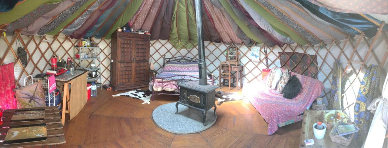 Star Gazing Luxury Yurt With River Views, Off Grid Eco Living Vale do Barco Extérieur photo