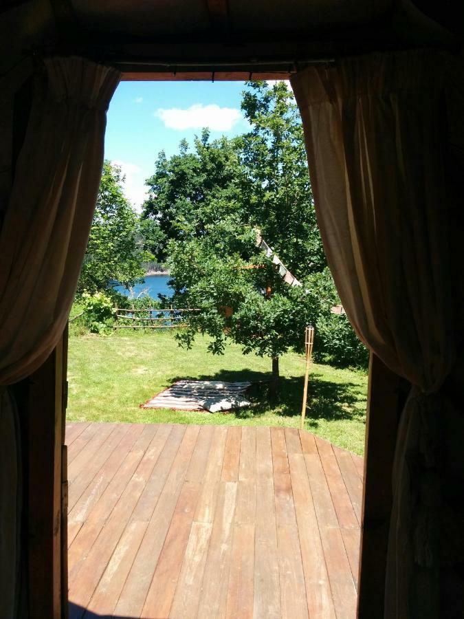 Star Gazing Luxury Yurt With River Views, Off Grid Eco Living Vale do Barco Extérieur photo
